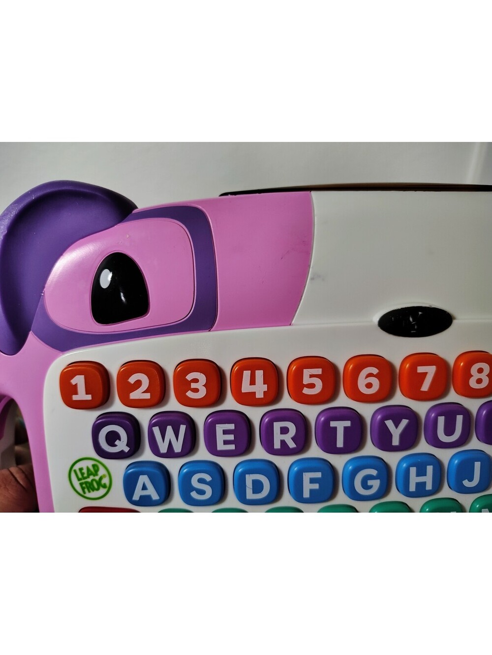 LeapFrog ClickStart My First Computer Pink Wireless Keyboard Toy - Untested - Picture 2 of 4
